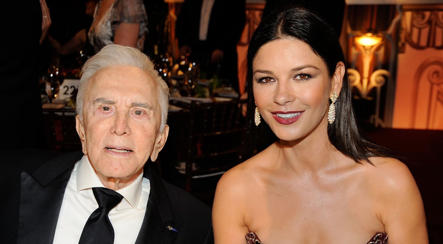 Catherine Zeta-Jones Remembers Late Father-In-Law Kirk Douglas