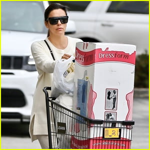 Eva Longoria Stocks Up on Craft Supplies During Afternoon Outing