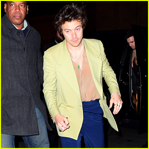 Harry Styles Parties Until the Early Morning at 'SNL' After Party in NYC