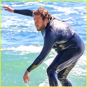 Jonah Hill Practices Social Distancing While Hitting the Waves!