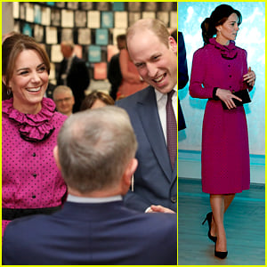 Duchess Kate Middleton Looks Lovely in Pink For Irish Reception With Prince William