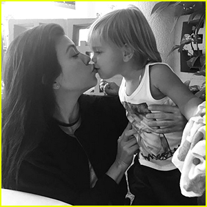 Kourtney Kardashian Responds to Critics of Her Kissing Her Kids on the Lips