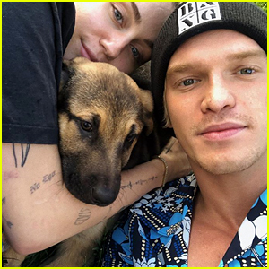 Miley Cyrus & Cody Simpson Adopt New Puppy During Quarantine