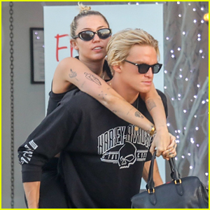 Miley Cyrus Gets Piggyback Ride From Cody Simpson