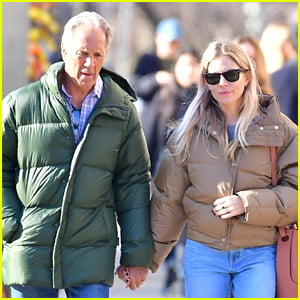 Sienna Miller Takes NYC Stroll With Dad Edwin