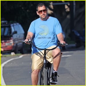 Adam Sandler Goes for a Bike Ride With His Daughter Sunny in Malibu Amid Quarantine