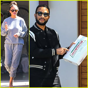 Chrissy Teigen & John Legend Gifted Donuts to the Paparazzi, Who Didn't Take Them!