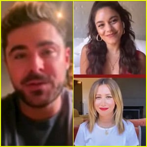 Zac Efron Didn't Sing with the 'High School Musical' Cast, But He Joined Them for a TV Reunion!