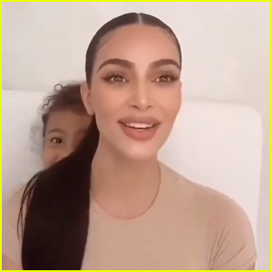 North West Adorably Crashes Mom Kim Kardashian’s PSA About Social