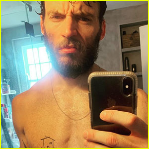 Sam Claflin Shows Off His Buff Bod in Sweaty Shirtless Selfie - See the Pic!