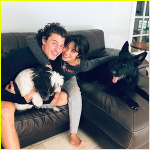 Camila Cabello Shares Cute Photo with Shawn Mendes & Her Dogs!