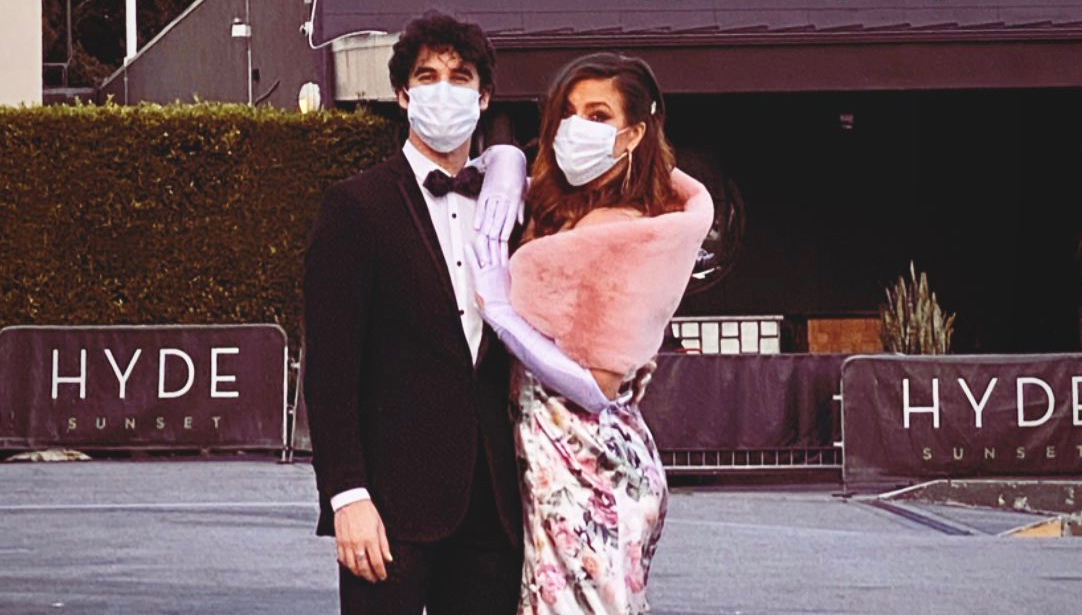 Darren Criss & Wife Mia Get Dressed Up to Visit ‘Hollywood’ Billboards