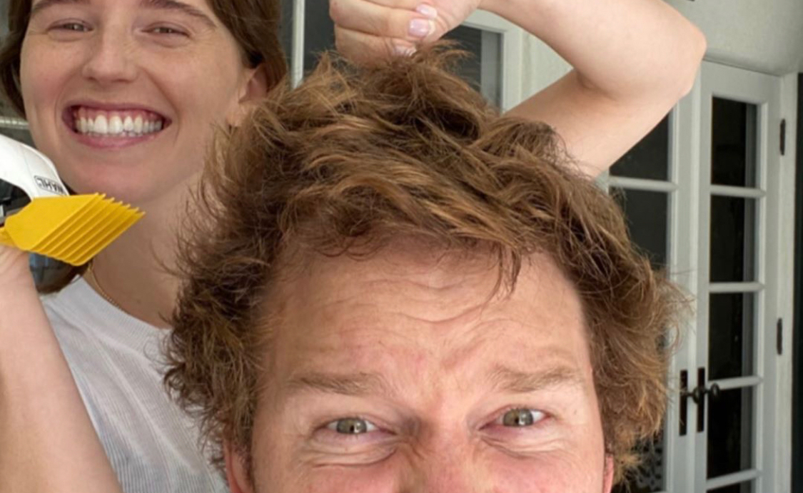 Chris Pratt Gets a Quarantine Haircut from Katherine Schwarzenegger