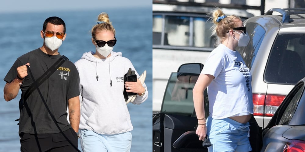 Sophie Turner & Joe Jonas Enjoy a Sunny Day at the Beach Together Joe