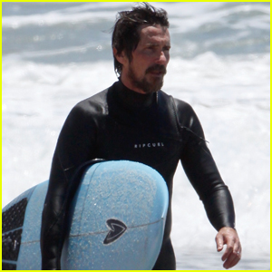 Christian Bale Spends the Afternoon Surfing in Los Angeles
