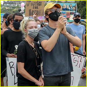'Stranger Things' Star Joe Keery & Girlfriend Maika Monroe Attend Black Lives Matter Protest