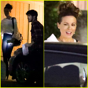 Kate Beckinsale & Boyfriend Goody Grace Spend Time at a Friend's House