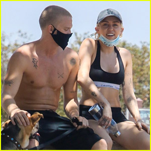 Miley Cyrus Goes For a Hike with Shirtless Boyfriend Cody Simpson