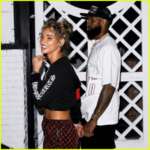 Odell Beckham Jr. Packs on the PDA With Girlfriend Lauren Wood in West Hollywood