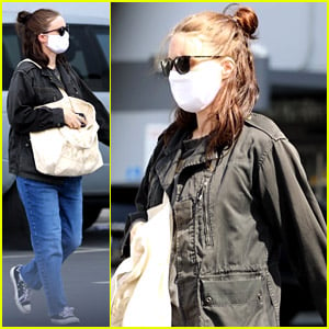 Pregnant Rooney Mara Keeps Her Bump Covered While Heading to a Checkup