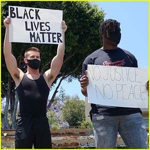 NFL Player Ryan Russell Protests for Black Lives Matter with Boyfriend Corey O'Brien
