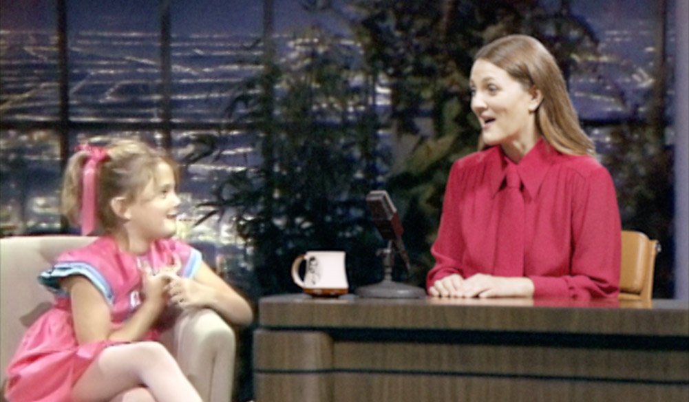 Drew Barrymore Interviews Her 7YearOld Self in Adorable Promo for