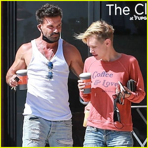 Kingdom's Frank Grillo Meets Up with Nicky Whelan for Coffee