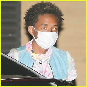 Jaden Smith Grabs Dinner with Friends After Beach Day with The Biebers
