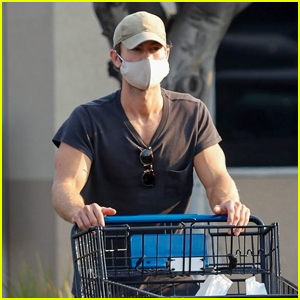 Chace Crawford Wears a Mask While Grabbing Groceries in LA