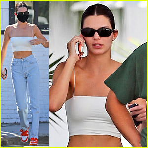 Kendall Jenner Watches NBA Games at L.A. Sports Bar with Friends