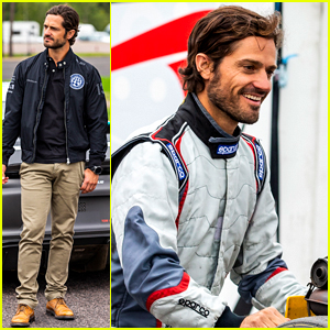 Sweden's Hot Prince Carl Philip Goes Go-Karting in a Race Named After Him!