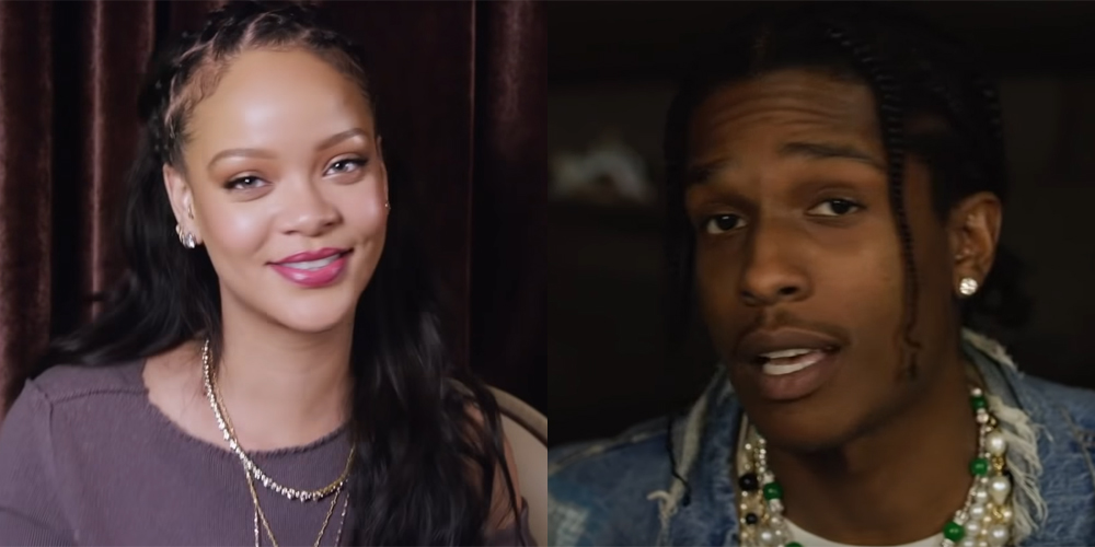 Rihanna & AAP Rocky Talk to Each Other About Skincare & Beauty Watch(02)