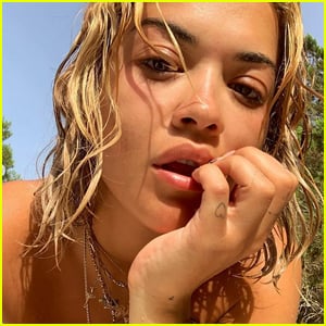 Rita Ora Gets Some Sun in a Sunbathing Selfie Series – See the Hot Pics