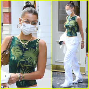 Bella Hadid Rocks White Pants While Out in NYC