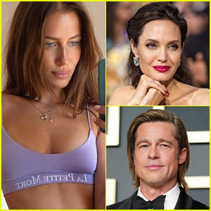 Brad Pitt's Rumored New Flame Nicole Poturalski Responds to a Question About Angelina Jolie