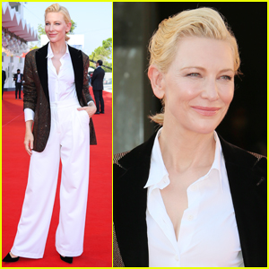 Cate Blanchett Wears Sparkling Blazer for Latest Venice Film Festival Red Carpet Appearance!