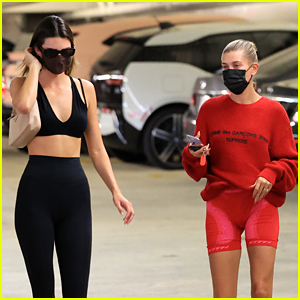 Kendall Jenner & Hailey Bieber Go Grocery Shopping Together on Labor Day