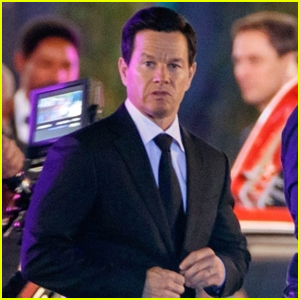 Mark Wahlberg Suits Up While Filming 'Uncharted' in Berlin