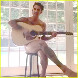 Tyler Posey Plays Guitar In The Buff To Announce He's On OnlyFans