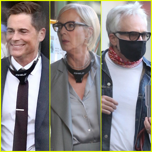 Rob Lowe, Allison Janney, & More 'West Wing' Cast Members Arrive for Reunion Taping in L.A.