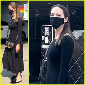 Angelina Jolie Crosses Paths with Animal Rights Activists While Shopping in WeHo