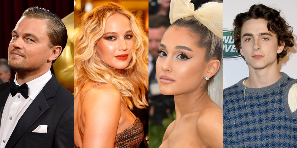 Ariana Grande, Timothee Chalamet, Leonardo DiCaprio & More Stars to