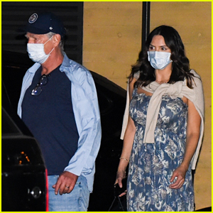 Pregnant Katharine McPhee Steps Out for Dinner with David Foster & Her Mom