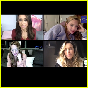 Lindsay Lohan & Rachel McAdams Recreate Famous 'Mean Girls' Phone Call With Lacey Chabert & Amanda Seyfried