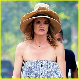 Missi Pyle Wears Three Hats at Once During a Scooter Ride