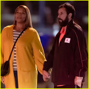 Adam Sandler & Queen Latifah Hold Hands Filming Netflix Movie 'Hustle' in Philadelphia