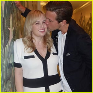 Rebel Wilson Gets Kiss From Boyfriend Jacob Busch During Date Night!