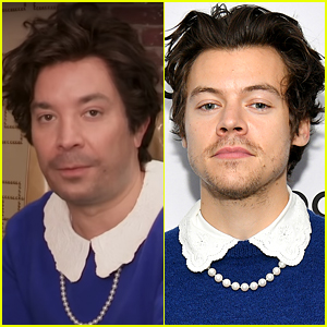Jimmy Fallon Impersonates Harry Styles in Funny 'Vogue' Parody