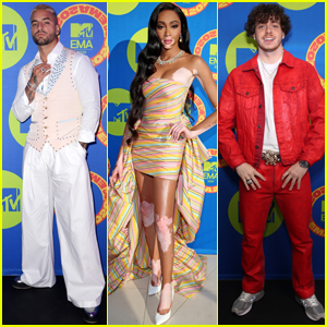 Maluma, Winnie Harlow, & Jack Harlow Dress to Impress for MTV EMAs 2020