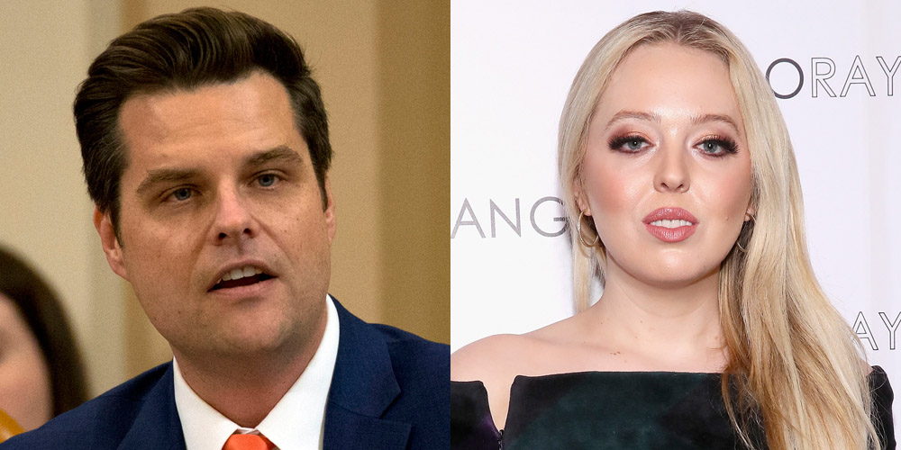 Rep. Matt Gaetz Under Fire For What He Commented on Tiffany Trump’s Photo